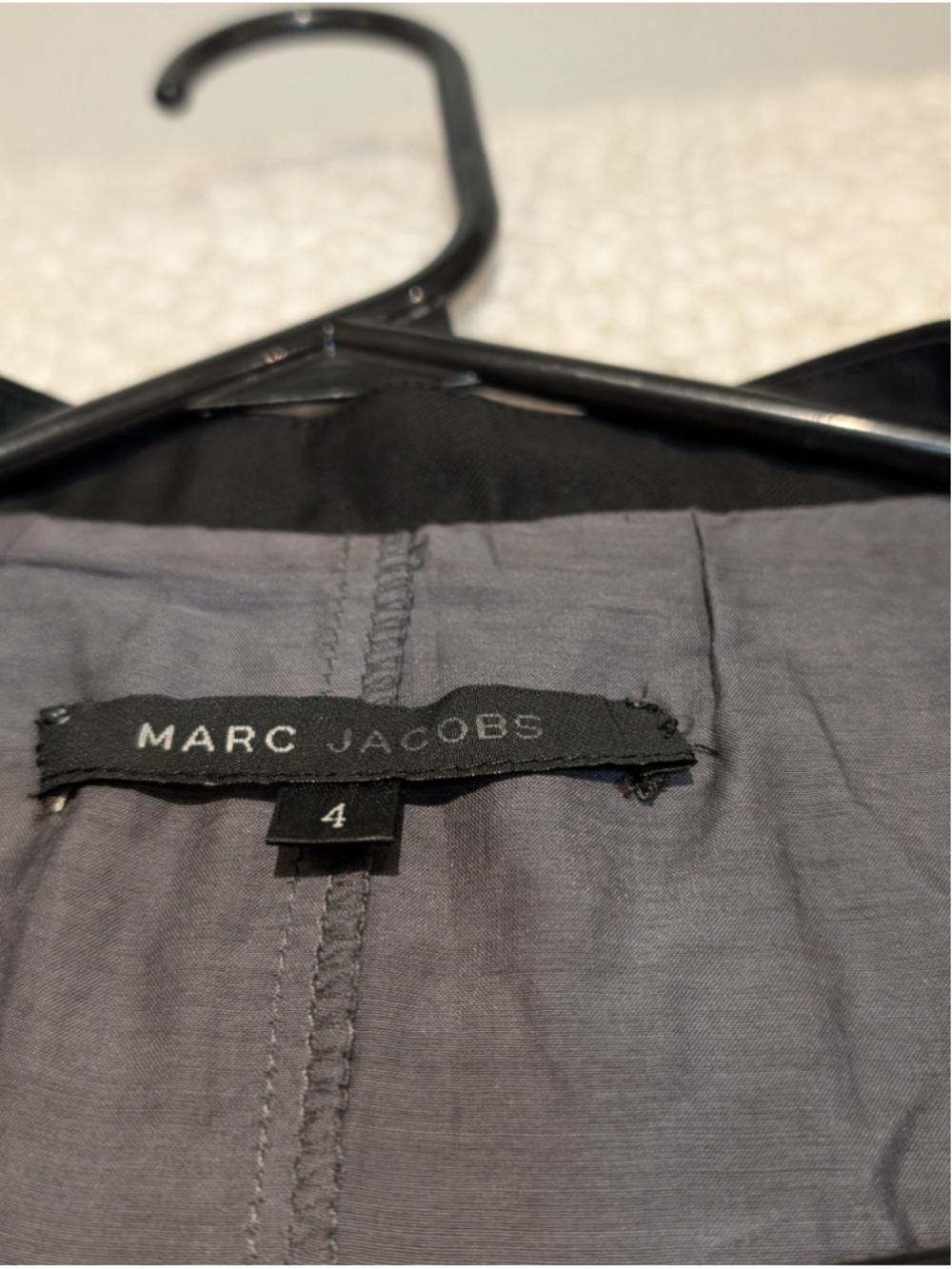 694 - Marc Jacobs Deconstructed Layered Vest Shirt Dress Tunic Sz 4 - Picture 5 of 13